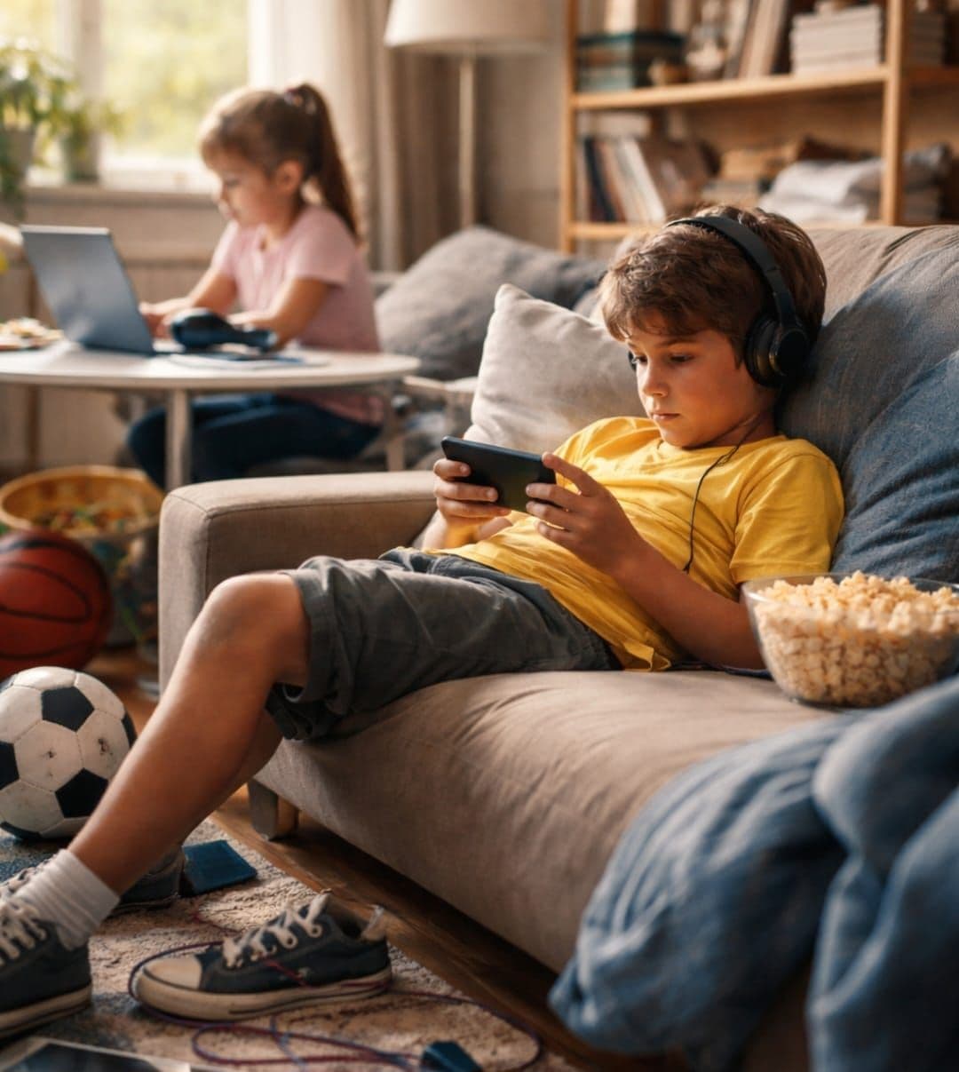 O impacto da pandemia nas crianças: aumento do sedentarismo e do tempo de tela